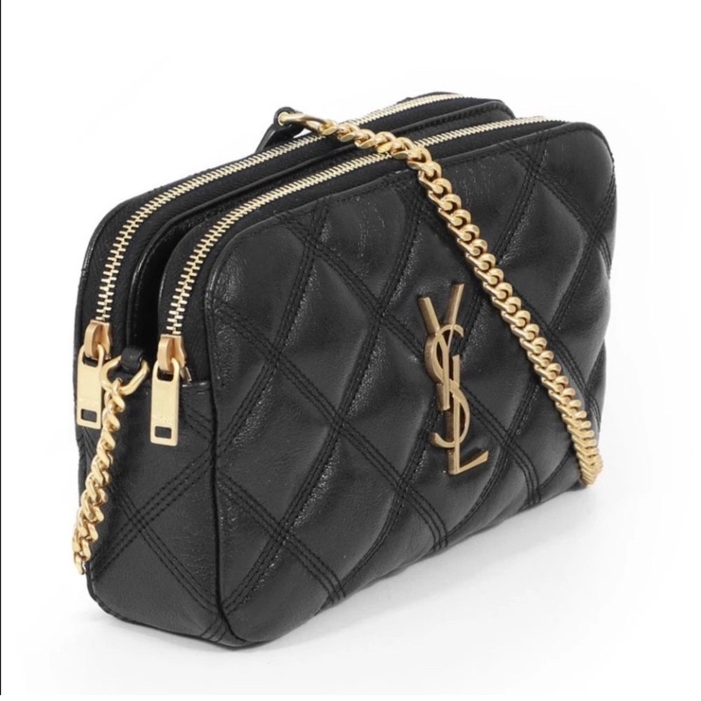 YSL Quilted Nappa Leather Crossbody Bag